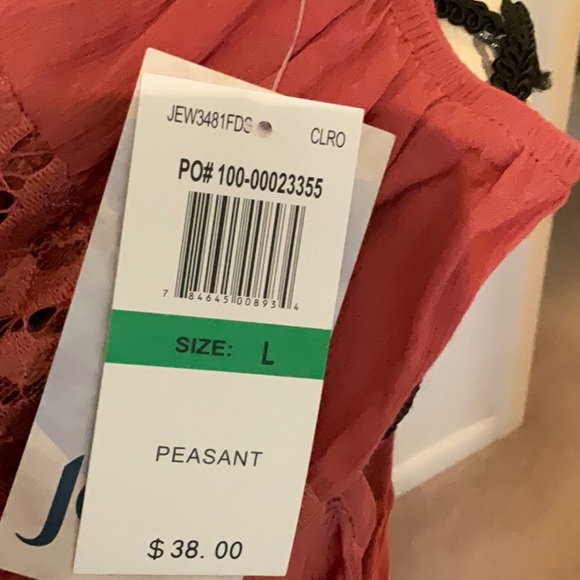 Jolt Brand sz L.  Peasant style. Rust color - Picture 2 of 4